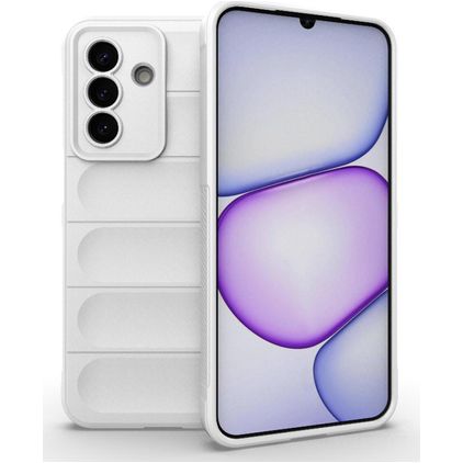 Mobigear Bumpy Coque Samsung Galaxy A27 Coque arrière en TPU Souple - Blanc