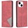 Mobigear Rhombus Slim iPhone 15 Étui - Rouge