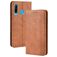 Mobigear Sensation Housse Huawei P Smart Plus (2019) Etui Porte-Monnaie - Cognac