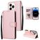 Mobigear Wallet Housse iPhone 14 Pro Etui Porte-Monnaie - Rose doré