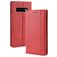 Mobigear Sensation Housse Samsung Galaxy S10 Etui Porte-Monnaie - Rouge