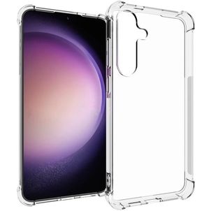 Mobigear Cushion Coque Transparente Samsung Galaxy S24 Plus Coque arrière en TPU Souple Anti-Chocs - Transparent
