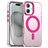 Mobigear Shockproof Coque iPhone 18 MagSafe Coque arrière Rigide - Rouge