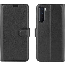 Mobigear Classic Housse OnePlus Nord Etui Porte-Monnaie - Noir