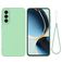 Mobigear Rubber Touch Coque Samsung Galaxy A57 Coque arrière en Silicone - Vert