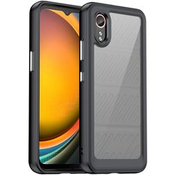 Mobigear Crystal Coque Samsung Galaxy Xcover 7 Coque arrière Rigide - Noir