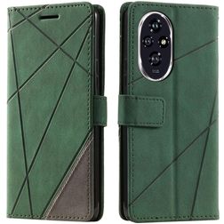 Mobigear Rhombus Housse HONOR 200 Etui Porte-Monnaie - Vert