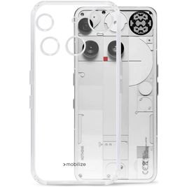 Mobilize Gelly Case Coque Transparente Nothing Phone (3) Coque arrière en TPU Souple - Transparent