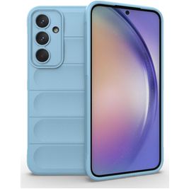 Mobigear Bumpy Coque Samsung Galaxy A35 Coque arrière en TPU Souple - Bleu