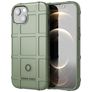 Mobigear Rugged Shield Coque iPhone 13 Mini Coque arrière en TPU Souple Anti-Chocs - Vert