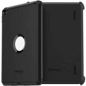 OtterBox Defender Coque iPad 8 (2020) Coque Arrière Rigide Antichoc + Support Amovible - Noir