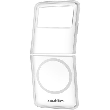 Mobilize Naked Protection Transparent Samsung Galaxy Z Flip 7 MagSafe Plastique rigide Coque arrière Antichoc - Transparent