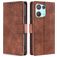 Mobigear Croco Housse OPPO Reno 8 Pro 5G Etui Porte-Monnaie - Marron