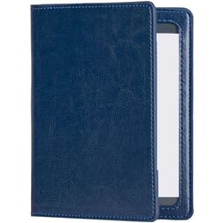Mobigear Classic - Étui passeport en - Bleu