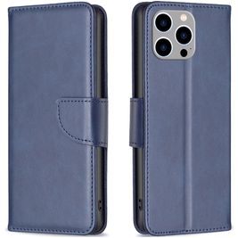Mobigear Excellent Housse iPhone 15 Pro Max Etui Porte-Monnaie - Bleu