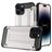 Mobigear Outdoor Coque iPhone 14 Pro Coque arrière Rigide Anti-Chocs - Argent