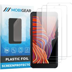 Mobigear Samsung Galaxy Xcover 5 Protection d'écran Film - Compatible coque (Lot de 3)