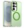 Mobigear Shockproof Coque Samsung Galaxy S26 Ultra MagSafe Coque arrière Rigide - Vert