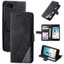 Mobigear Rhombus Housse iPhone SE (2020) Etui Porte-Monnaie - Noir