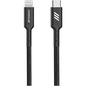 Mobigear Essentials - Simple USB-C Chargeur Apple Lightning 1 mètre Power Delivery 20W - Noir