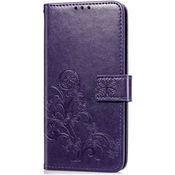 Mobigear Clover Housse Huawei P40 Etui Porte-Monnaie - Violet