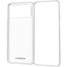 Mobilize Gelly Case Coque Transparente Samsung Galaxy Z Fold 7 Coque arrière en TPU Souple - Transparent