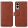 Mobigear Wallet Housse Samsung Galaxy S25 Edge Etui Porte-Monnaie - Marron