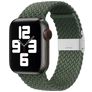 Mobigear Braided Bracelet Nylon Apple Watch Fermeture à pince - 42/41/40/38 mm - Olive