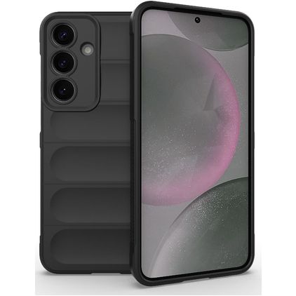 Mobigear Bumpy Coque Samsung Galaxy S25 Plus Coque arrière en TPU Souple - Noir
