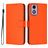 Mobigear Urban Wallet Housse Motorola Moto E14 Etui Porte-Monnaie - Orange