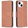 Mobigear Excellent Housse iPhone 15 Etui Porte-Monnaie - Marron