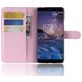 Mobigear Classic Housse Nokia 7 Plus Etui Porte-Monnaie - Rose