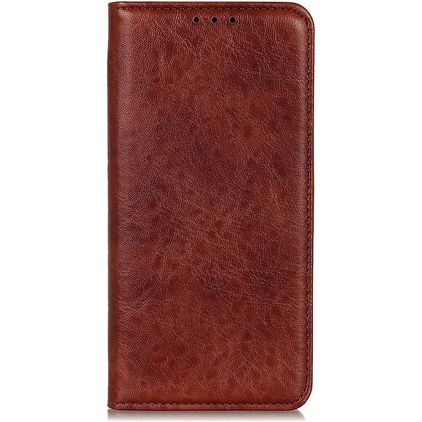 Mobigear Classic Elegance Housse OPPO A74 4G Etui Porte-Monnaie - Marron