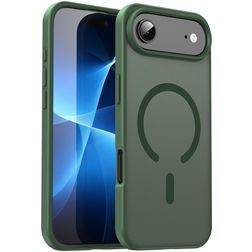 Mobigear Shockproof iPhone Air MagSafe Plastique rigide Coque arrière - Olive Green