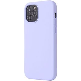 Mobigear Rubber Touch Coque iPhone 12 Coque arrière en Silicone - Violet