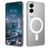 Mobigear Shockproof Coque Transparente Samsung Galaxy S25 Edge MagSafe Coque arrière Rigide - Transparent