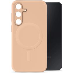 My Style Protective Flex Coque Samsung Galaxy S25 FE MagSafe Coque arrière en TPU Souple - Soft Pink