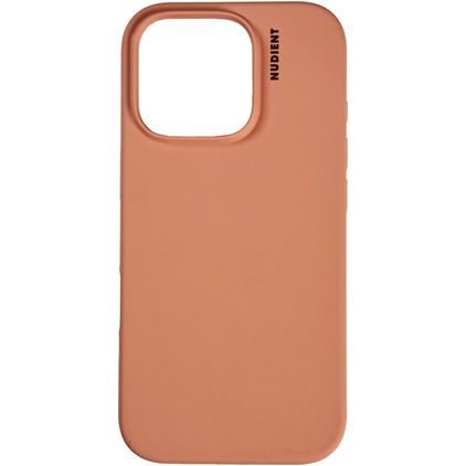 Nudient Base Coque iPhone 16 Pro Max Coque arrière en Silicone - Peach Orange
