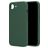 Mobiparts Coque iPhone 16e Coque arrière en Silicone - Forest Green