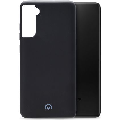 Mobilize Rubber Gelly Coque Samsung Galaxy S21 Plus Coque arrière en TPU Souple - Matt Black