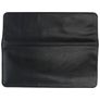 Valenta Faraday Pouch Pochette en Cuir Véritable (max 17 cm x 8 cm) - Etui à insérer - Poche téléphone - Noir
