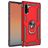 Mobigear Armor Ring Coque Samsung Galaxy Note 10 Coque arrière Rigide Anti-Chocs avec Anneau-Support - Rouge