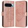 Mobigear Butterfly Google Pixel 9 Pro XL Étui Portefeuille - Rose doré