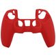 Mobigear Classic Coque Playstation 5 controller Thin Coque en Silicone Souple - Rouge