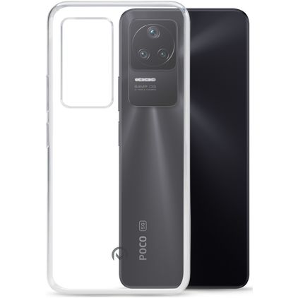 Mobilize Gelly Coque Transparente POCO F4 Coque arrière en TPU Souple - Transparent