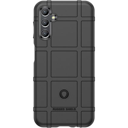 Mobigear Rugged Shield Coque Samsung Galaxy A24 Coque arrière en TPU Souple Anti-Chocs - Noir