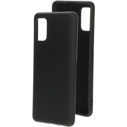 Mobiparts Coque Samsung Galaxy A41 Coque arrière en Silicone - Noir