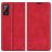 Mobigear Retro Slim Wiko Power U20 Étui Portefeuille - Rouge