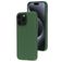 Mobiparts Coque iPhone 15 Pro Max Coque arrière en Silicone - Forest Green