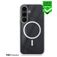Striker X-Core Xtreme Impact Coque Transparente Samsung Galaxy S26 FE MagSafe Coque arrière Rigide Anti-Chocs - Transparent